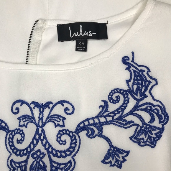 Lulu’s Embroidered Shift Women’s Mini Dress - XS - Picture 15 of 17
